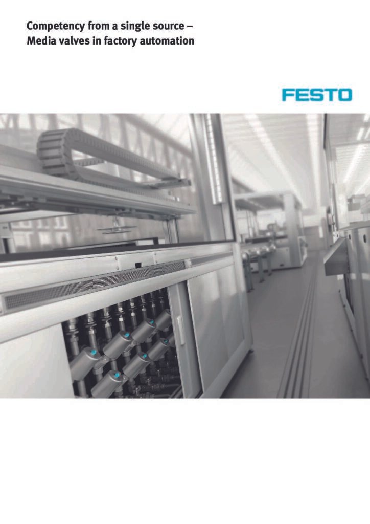 thumbnail of Competency from a single source – Media valves in factory automation