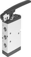 Mechanically & hand operated pneumatic valves