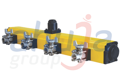Quick Air Manifold Inbuilt Valve compressed air system — Ahuja Group