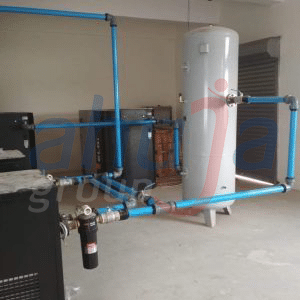 Quick Air aluminium piping system — plant installation India — Ahuja Group