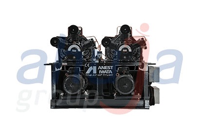 Duplex Base Mounted Lubricated Reciprocating Air Compressor