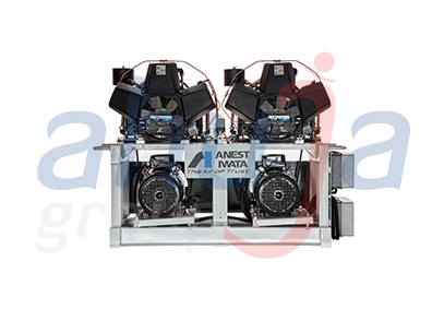 Duplex Oil Free Base Mounted Reciprocating Air Compressor