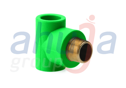KPT Greentherm PPR pipe Male Threaded Tee fitting – Ahuja Group