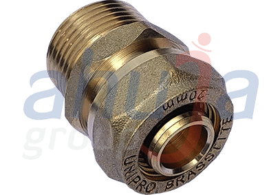 Unipro PneuAir Brasstite Male Union compression fitting – Ahuja Group