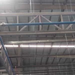 Quick Air aluminium compressed air pipeline installation — Ahuja Group India