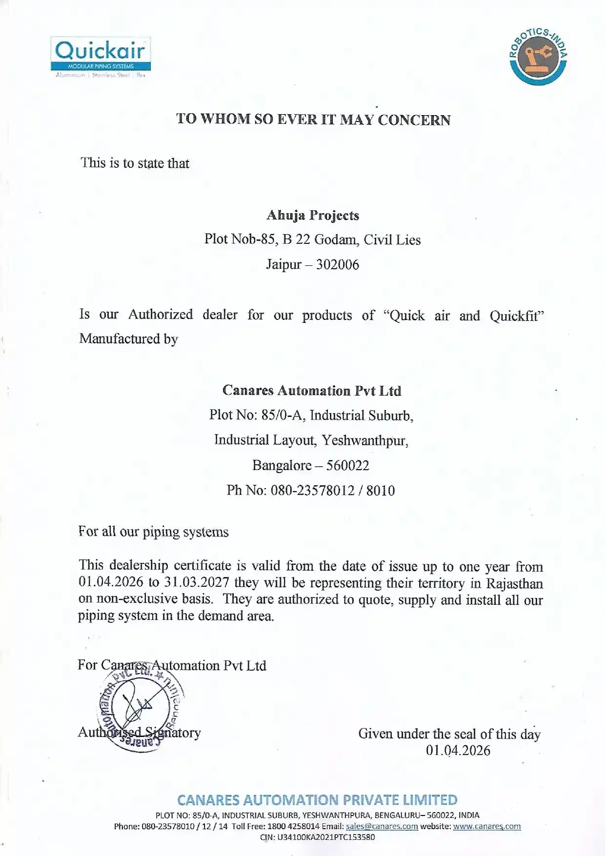Ahuja Letter min