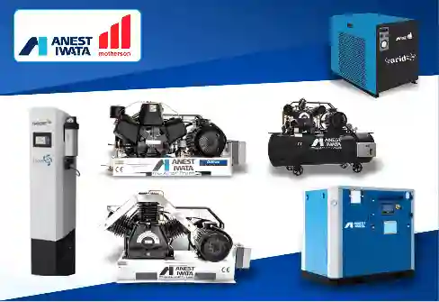 ahuja brand industrial solutions anest awata air compressor 3 min